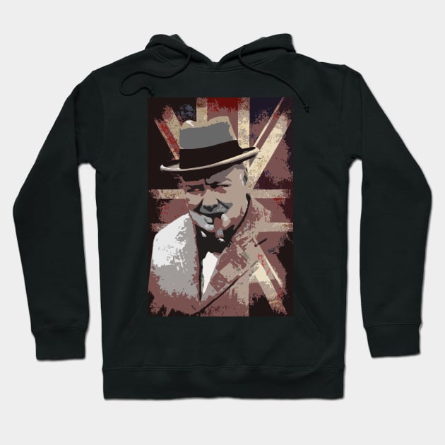 sir winston churchill Hoodie by oryan80